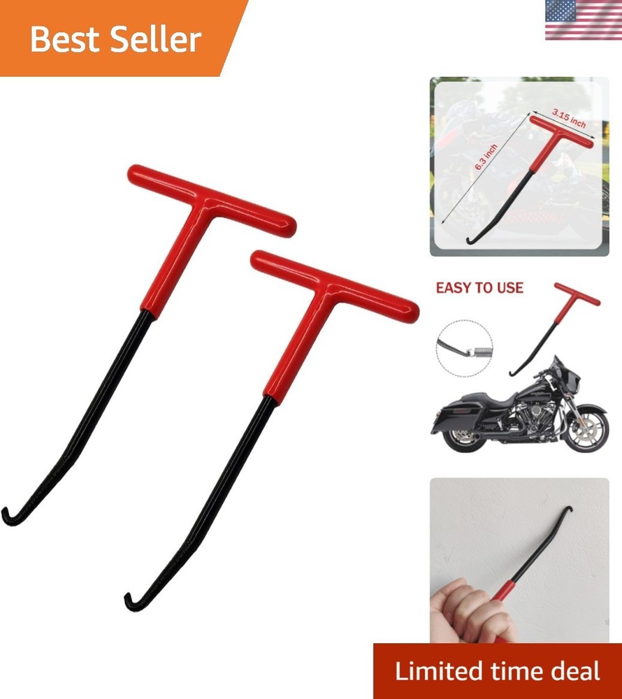 Motorcycle Exhaust Spring Hook, T Shaped Handle Exhaust Pipe Spring Puller In…