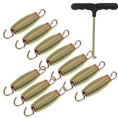 1 Set Galvanized Steel Trampoline Springs with ABS Components