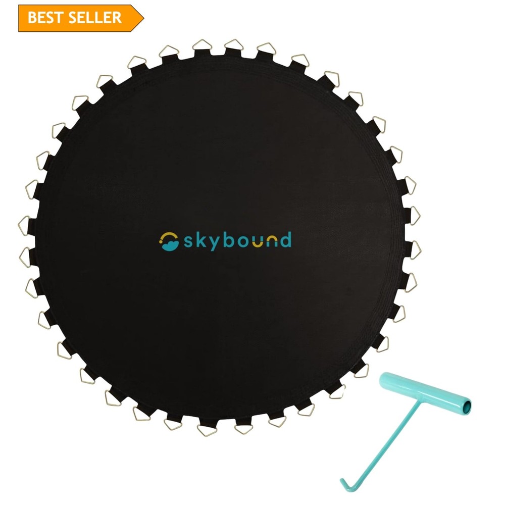 15ft Replacement Trampoline Mat with Spring Tool – Heavy Duty and Durable