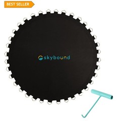 15ft Replacement Trampoline Mat with Spring Tool – Heavy Duty and Durable