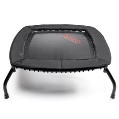 Sunny Health & Fitness Springless Fitness Trampoline Premium Adjustable Bungee