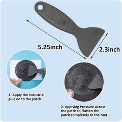 Trampoline Repair Kit – 4″ Circle Patches for Mat Tears & Holes – Easy Fix