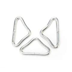 30 Pcs Trampoline Triangle Buckle Galvanized Steel Child Metal Buckles Bag