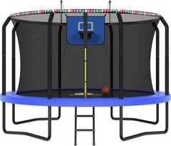 Trampoline Outdoor 8FT 10FT 12FT 14FT 15FT 16FT Trampoline W/ Basketball Hoop &