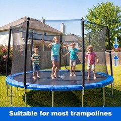6 Pcs 35 Inch Trampoline Pole Foam Sleeves Waterproof Protective Spring Cover