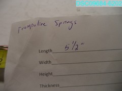 QTY=24: 5-1/2″ Trampoline Replacement Springs 1″ OD