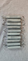 Trampoline Machine Springs Heavy Duty Galvanized Steel 5.25″ x.5″ USED Lot of 10