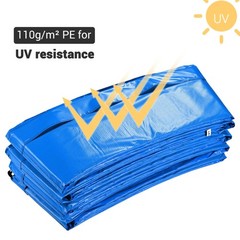 Yescom 15Ft Universal Round Trampoline Replacement Safety Rebounder Cover Pad