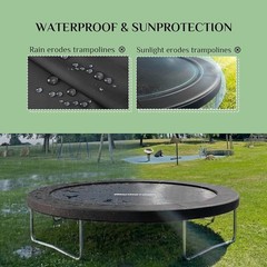 16ft Trampoline Safety Pad Easy Assembly Durable Waterproof Cushion Protection