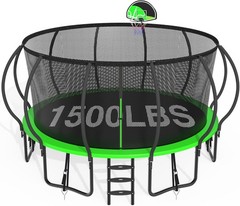 1500LBS Capacity No-Gap Design 8 10 12 14 15 16 FT Recreational Jumper