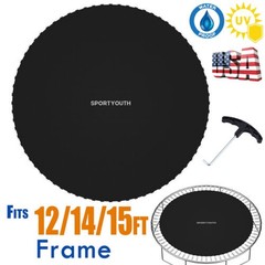 Replacement Round Trampoline Jumping Mat Fit 12ft 14ft 15ft Frame 72/88/96 Rings