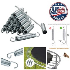 Universal 5.5-7 Inch Trampoline Replacement Springs – 16 Heavy-Duty Springs