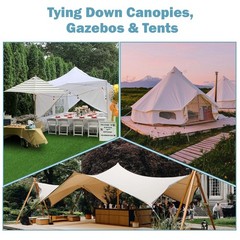 Trampoline Stakes Ground Anchors 11″ U Shaped for Outdoor Camping Tent 16 Pack