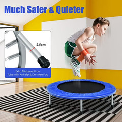 SPACO 38″ Folding Fitness Rebounder Exercise Trampoline TW10001YS NEW
