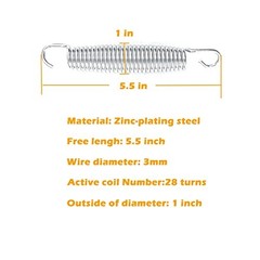 Trampoline Springs,Trampoline Accessories,Trampoline Springs 5.5 5.5IN 5PCS