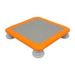 Square Kids Mini Trampoline 154LBS Anti-slip Eva Pad Indoor Outdoor Jumping Toy