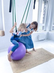 Jumper for adults. Inclusive Movement jumper straps for kids and adults with CP