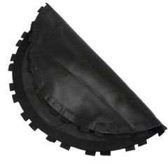 Round Trampoline Pads Replacement Jumping Mat Mesh Black Canvas Fabric Surface