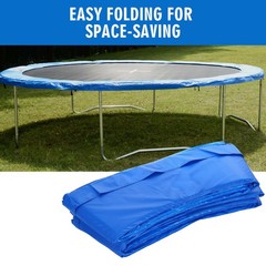 Safety Pad Spring Round Frame Pad Cover Replacement for 12FT Trampoline Blue