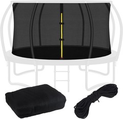 Trampoline Safety Net Fits 10 12 14FT 8 Curved Pole Top Ring Replacement Only