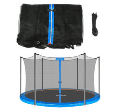Trampoline Safety Enclosure Net For 14FT 6 Poles Trampoline Replacement Netting