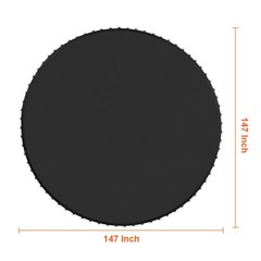 VEVOR Replacement Trampoline Mat Fits 12′-15′ Frame 72V-96V-Rings 5.5″-7″ Spring