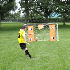 Skywalker Sports 9′ X 5′ Soccer Goal With Practice Banners