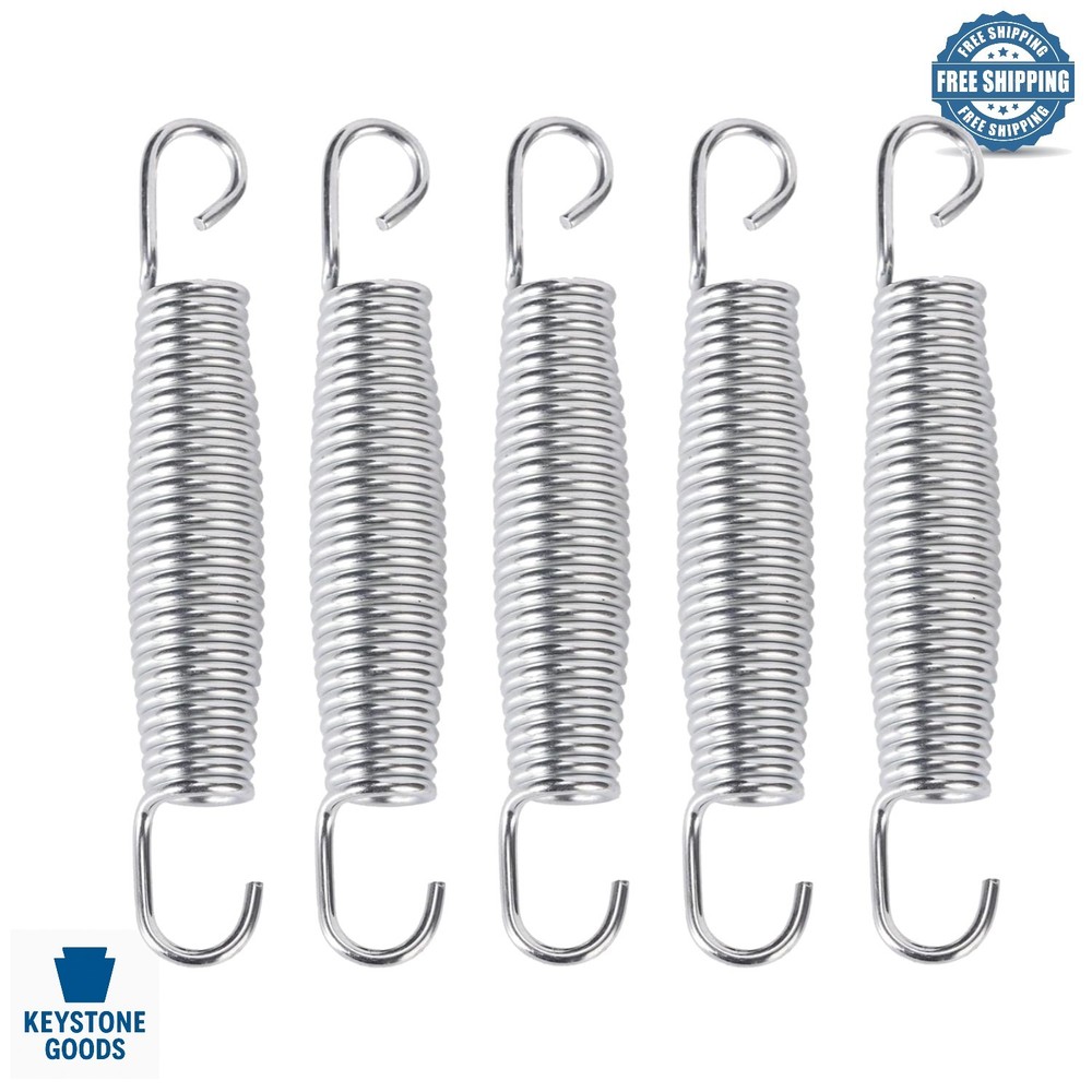 5.5 Inch Steel Trampoline Springs, Pack of 5 – Heavy Duty Replacement Accesso…