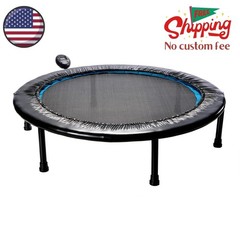 Trampoline with Steel Frame, Monitor and Adjustable Incline, 36″Dx12″H, 14 lbs