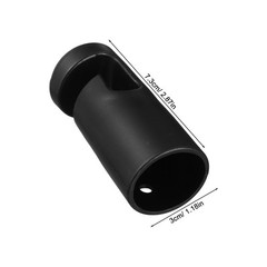 6Pcs Black Durable Plastic Pole Covers for Trampoline Enclosure Replacement Set