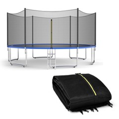 8FT/10FT/15FT/16FT Trampoline Safety Net Replacement Protection Enclosure Net