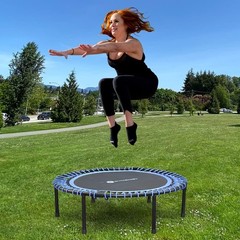 High-Performance Fitness Trampoline for Cardio Workouts, Home Gym Exercise