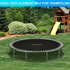 Trampoline Replacement Mat for 12ft 14ft 15ft Round Frames, Water-Resistant, UV