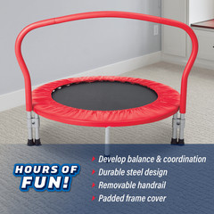 3-Foot Folding Trampoline 36″ Diameter, for Ages 3 & up