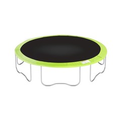 Modern Green Trampoline Protection Pad with Safety Edge Cover, 4.19 lbs