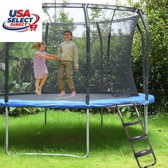 3-Step Trampoline Ladder with Skid-Proof Steps – 220Lbs Capacity