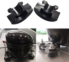 2 Pack High-Damping Rubber Feet for Quieter Motors & Compressors – Chlorobutyl
