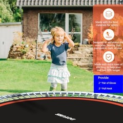 Trampoline Mat，10.56ft/126.8in Diameter Mat with 72 Rings,Fits 12FT Trampoline