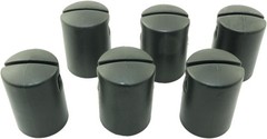 6PCS Plastic Trampoline Enclosure Pole Cap for Flat Steel Sheet Top Ring Syst…