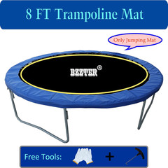 Trampoline Mat Fits 8 Foot Frame,78.7″/6.56Ft Diameter Mat with 42/48 Rings for