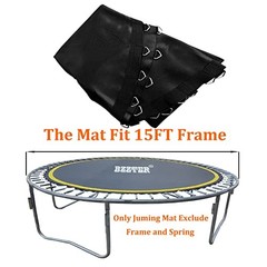 Trampoline Fits 15FT Diameter Frame ø156.7″ &108Rings (Fits 7.5″-8.5″Spring)