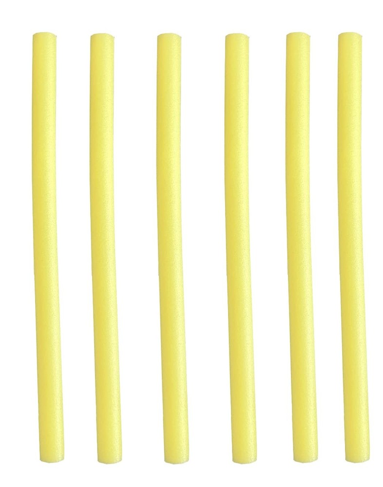 LANGXUN Trampoline Replacement 6 pcs Yellow Foam Rod