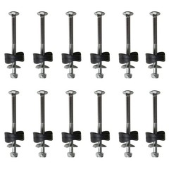 PXRJE 12 Pieces Trampoline Enclosure Pole Gap Spacers,Galvanized Steel Trampo…