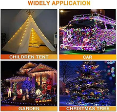 52Ft Trampoline Lights, Waterproof LED Lights for 16Ft 15Ft 14Ft 12Ft 10Ft Tramp