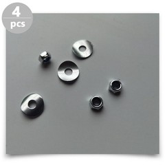 4Pcs Reusable Trampoline Screws Silver Professional Outdoor Fixing Accessories