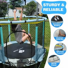 Py Super Mode 55 Trampoline For Kids Enclosure Toddler Trampoline Adjustable