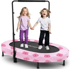 56” Larger/Wider Kids Trampoline, Foldable Kids Trampoline, Easy to Assemble🦘