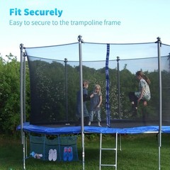 3 Pouch Ultimate Trampoline Shoe Storage Durable UV Resistant PE Bags for Mos…