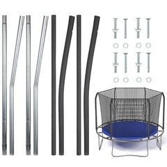 Trampolines Single Enclosure Pole Set Trampoline Replacement Parts Upper and 2