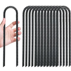 8 Pack Trampoline Stakes, Trampoline Accessories, 12 Inch Ground Stakes Heavy…